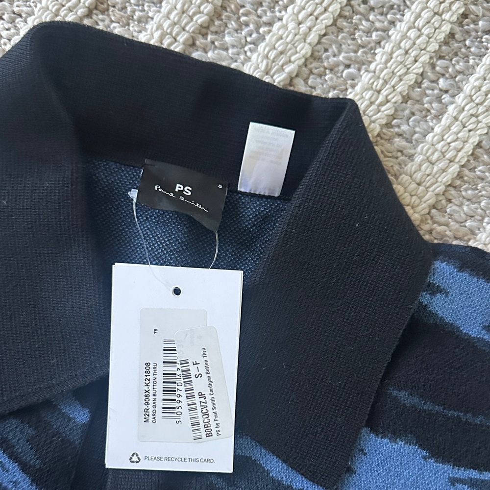 Paul Smith Navy and Black Cardigan - Picture 3 of 9